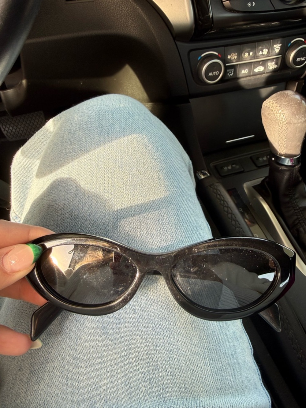 Banbé Black Cat-Eye Women's Sunglasses - Sleek Retro Style. Sold on revolve.